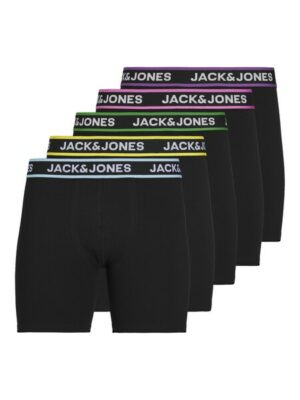 Jack & Jones Boxershorts »JACLIME SOLID BOXER BRIEFS 5 PACK«