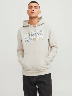 Jack & Jones Kapuzensweatshirt »JJEJEFF CORP LOGO SWEAT HOOD LN«
