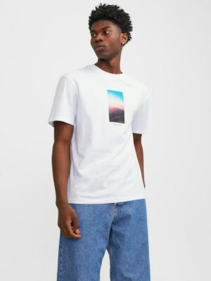 Jack & Jones Kurzarmshirt »JORVESTERBRO PICTURE TEE SS CREW NECK SN«