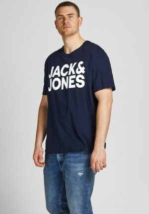 Jack & Jones PlusSize Rundhalsshirt »CORP LOGO TEE«