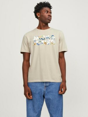Jack & Jones Rundhalsshirt »JJEJEFF CORP LOGO TEE SS O-NECK SN«