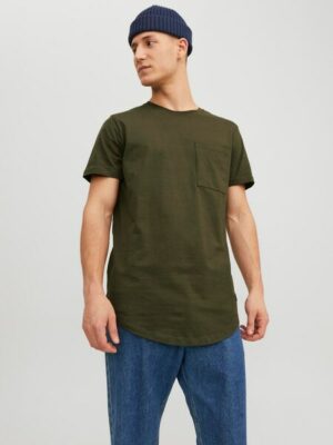 Jack & Jones Rundhalsshirt »JJENOA POCKET TEE SS«