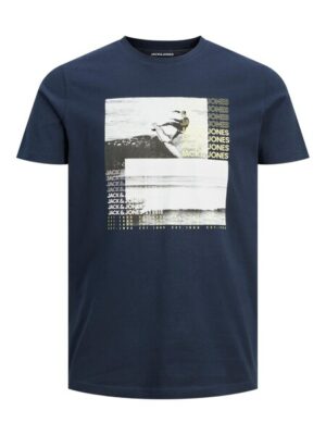 Jack & Jones Rundhalsshirt »JJNEO PHOTO TEE SS CREW NECK«