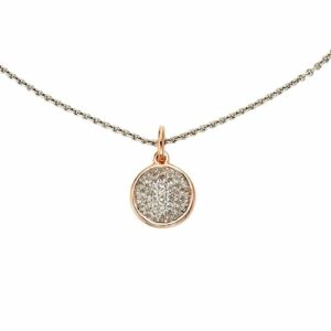 Jamelli Kette mit Anhänger »925 Silber zweifarbig Weißtopas«