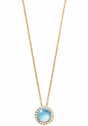 Julie Julsen Kette mit Anhänger »BLUE TOPAZ