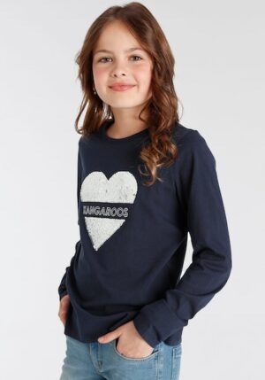 KangaROOS Langarmshirt »Herz«