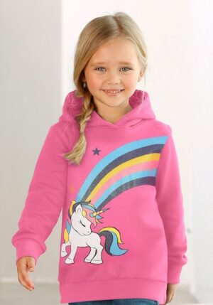 KIDSWORLD Langarmshirt »EINHORN Regenbogen«