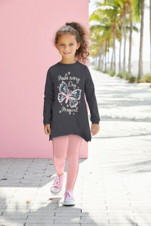 KIDSWORLD Langarmshirt & Leggings »für kleine Mädchen«