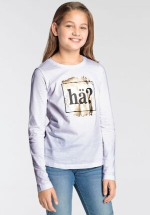 KIDSWORLD Langarmshirt »Sprücheshirt«