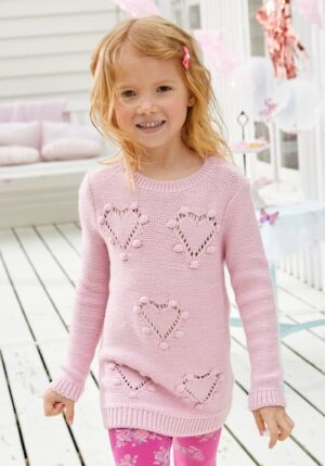 KIDSWORLD Longpullover »für kleine Mädchen«