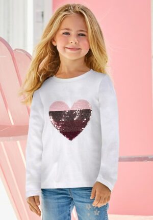 KIDSWORLD Paillettenshirt »für kleine Mädchen«