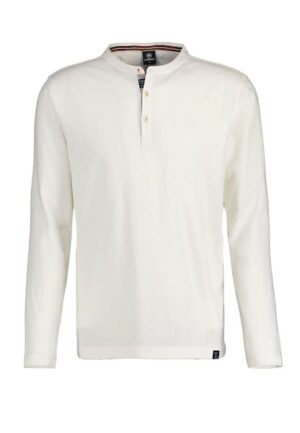 LERROS Langarmshirt »LERROS Langarmserafino mit Logostitching«