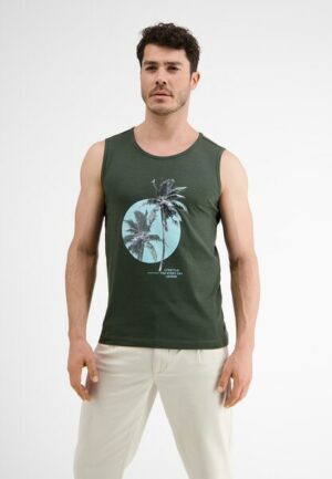 LERROS Muskelshirt »LERROS Tanktop mit sommerlichem Palmenprint«