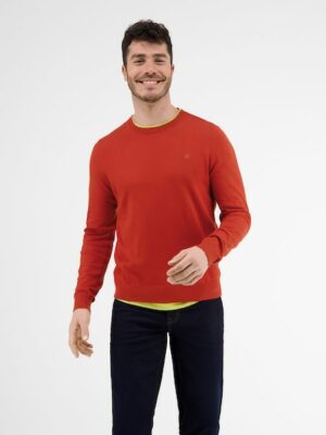 LERROS Strickpullover »LERROS Lässiger Flachstrickpullover«