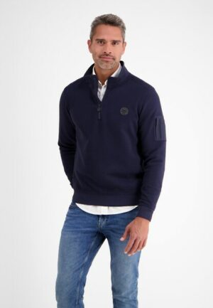 LERROS Sweatshirt »LERROS Troyer in Rippstruktur«