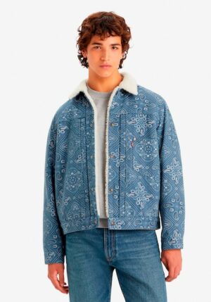 Levi's® Jeansjacke »TYPE 1 SHERPA TRUCKER BLUES«