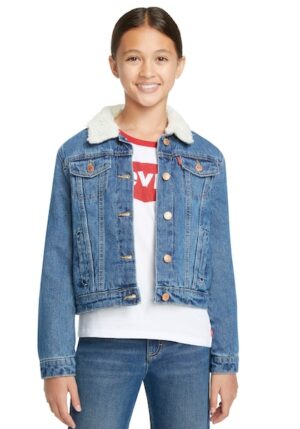 Levi's® Kids Jeansjacke »LVG SHERPA TRUCKER JACKET«