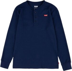 Levi's® Kids Langarmshirt »LVB LS THERMAL HENLEY KNIT TOP«