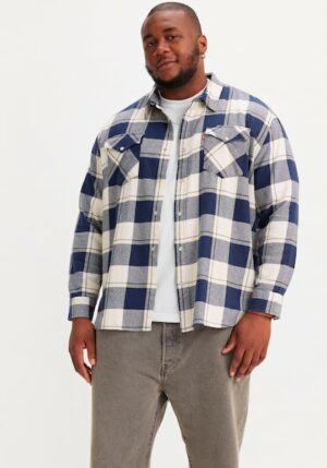 Levi's® Plus Jeanshemd »BIG RELAXED FIT WESTERN«