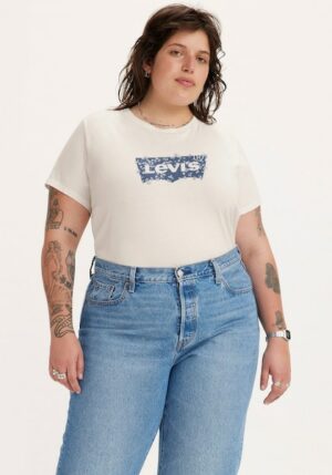 Levi's® Plus Rundhalsshirt »PL PERFECT TEE WHITES«