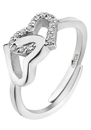 LOTUS SILVER Silberring »Herzen
