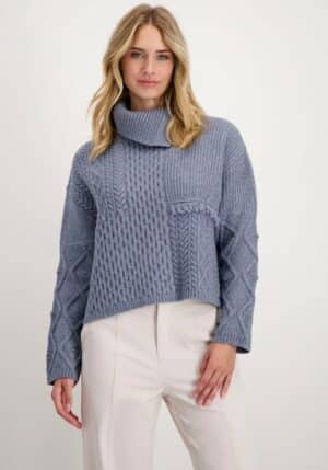 Monari Rollkragenpullover »Pullover Strukturmix«
