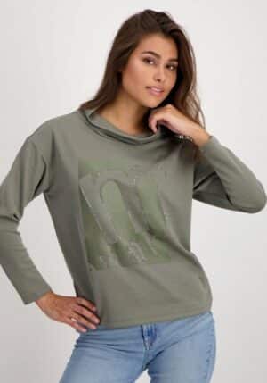 Monari Sweatshirt »Sweatshirt Satindruck«