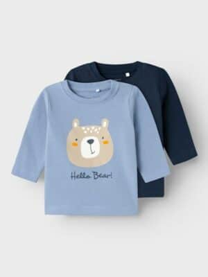 Name It Langarmshirt »NBMVACION 2P LS TOP BOX«