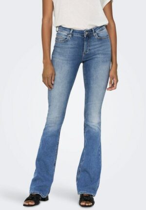 ONLY Bootcut-Jeans »ONLBLUSH LIFE MID FLARED DNM TAI467 NOOS«