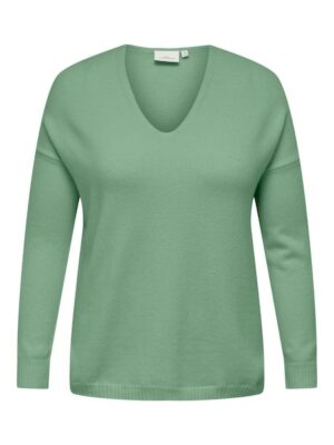 ONLY CARMAKOMA V-Ausschnitt-Pullover »CARMARGARETA LS PULLOVER KNT NOOS«