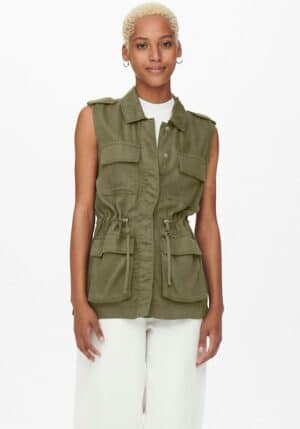 ONLY Kurzweste »ONLKENYA LIFE UTILITY WAISTCOAT OTW«