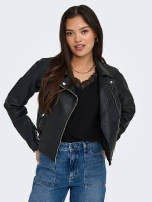 ONLY Lederimitatjacke »ONLALBA FAUX LEATHER BIKER CC OTW«