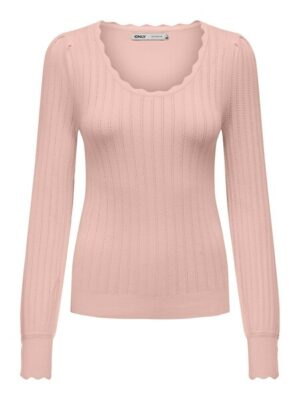 ONLY Rundhalspullover »ONLMEDDI LS U-NECK CC KNT«