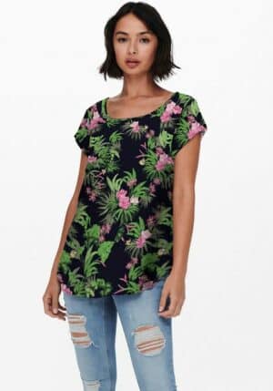 ONLY Shirtbluse »ONLNOVA LIFE S/S TOP AOP PTM«