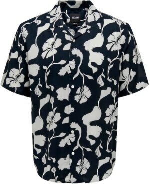 ONLY & SONS Kurzarmhemd »ONSDASH LIFE REG VISC AOP SS SHIRT NOOS«