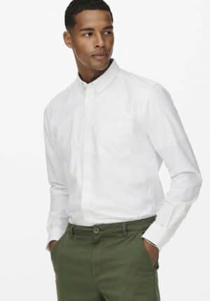 ONLY & SONS Langarmhemd »NEIL LIFE ORGANIC OXFORD SHIRT«