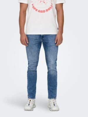 ONLY & SONS Straight-Jeans »ONSWEFT REG. MBD 5094 TAI DNM NOOS«