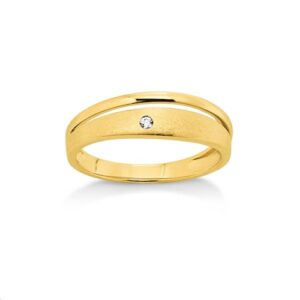 Orolino Fingerring »585/- Gelbgold Brillant«