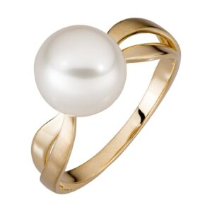 Orolino Fingerring »585/- Gelbgold Süßwasserperle«