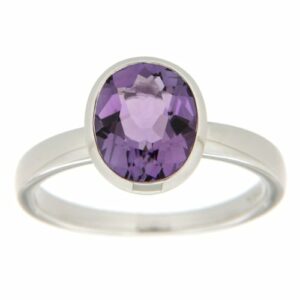 Orolino Fingerring »585 Gold mit echtem Amethyst 10