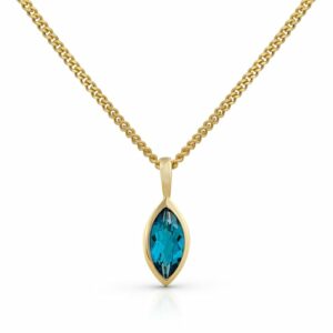 Orolino Kette mit Anhänger »585 Gold gelb Topas blau«