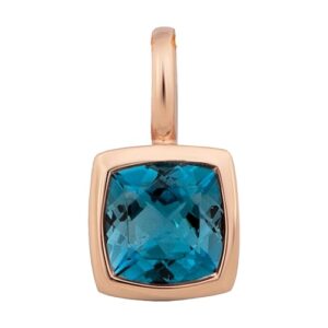 Orolino Kettenanhänger »585 Gold mit Blautopas (beh.)«