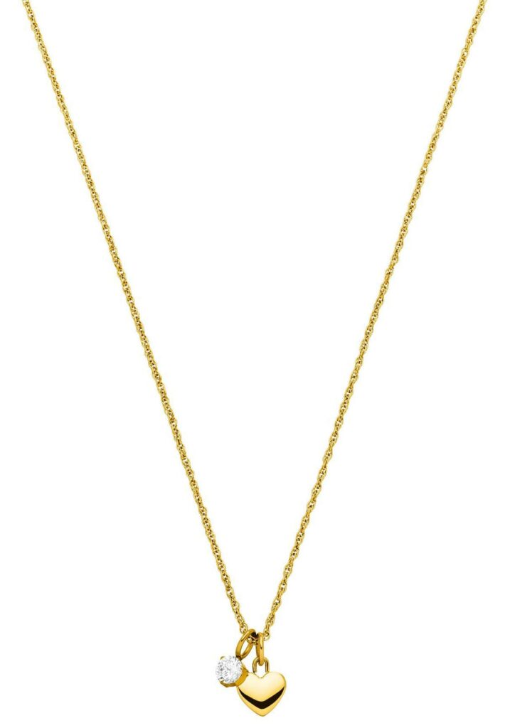 Purelei Kette mit Anhänger »Schmuck Geschenk Anhänger Herz und Solitär