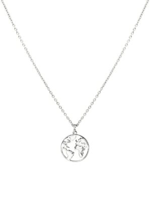 Purelei Kette mit Anhänger »Schmuck Geschenk Worldmap
