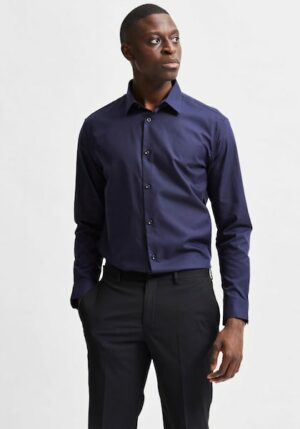 SELECTED HOMME Businesshemd »SLHSLIMETHAN SHIRT«