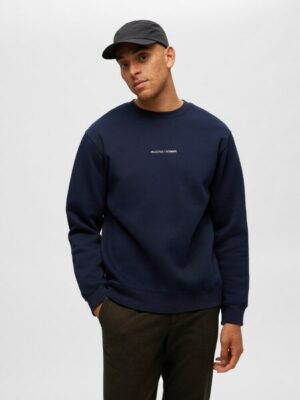 SELECTED HOMME Sweatshirt »SLHHANKIE LOGO CREW NECK SWEAT NOOS«