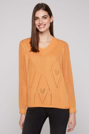 SOCCX V-Ausschnitt-Pullover