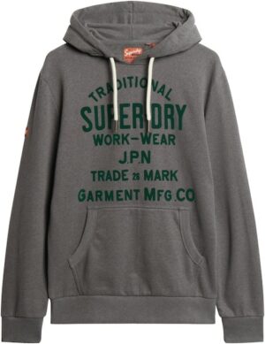 Superdry Kapuzensweatshirt »WORKWEAR FLOCK GRAPHIC HOODIE«