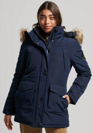 Superdry Steppjacke »EVEREST FAUX FUR HOODED PARKA«