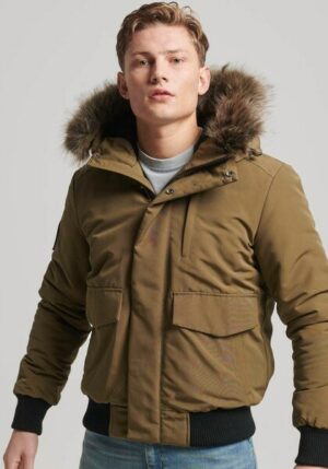 Superdry Steppjacke »EVEREST HOODED PUFFER BOMBER«